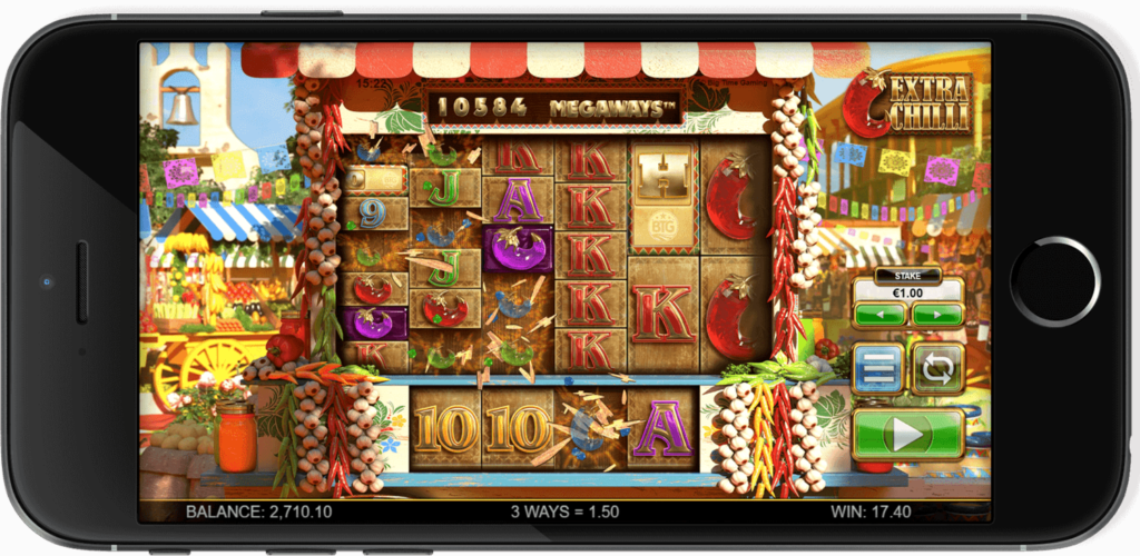 Extra Chilli Mexican-Themed  Slot on Mobile Device