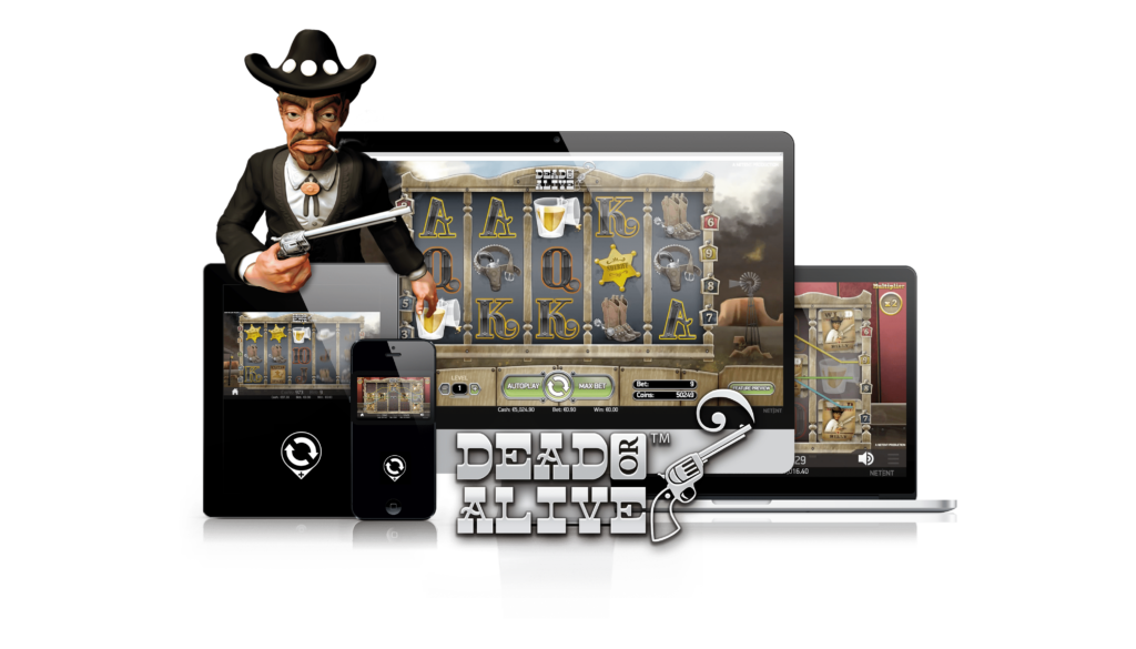 Dead Or Alive Sot Logo and Game Screens on mobile, desktop and tablet