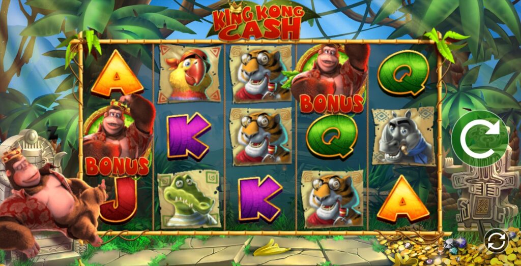 King Kong Cash Game Start Screen