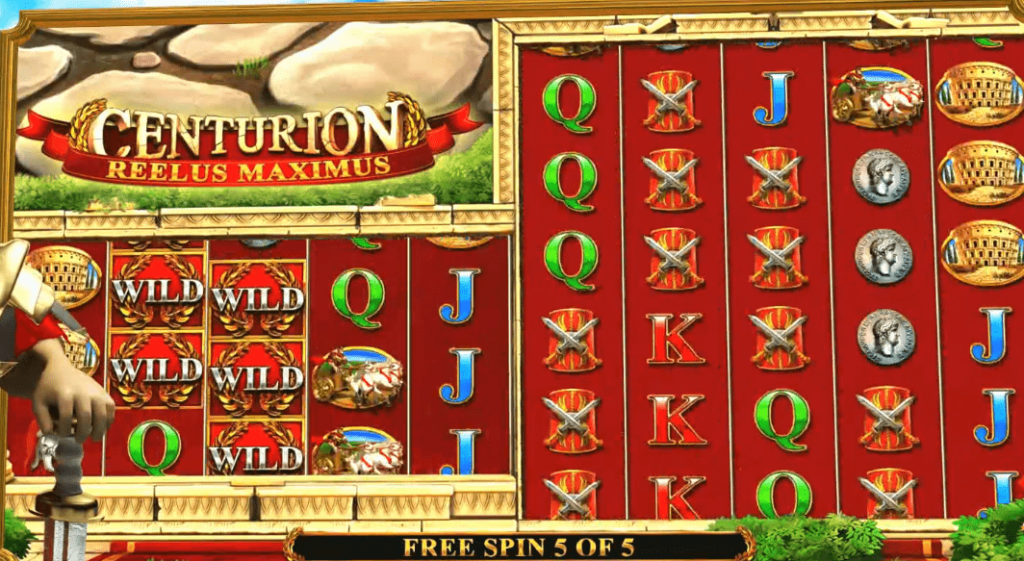Centurion Slot Game Screen