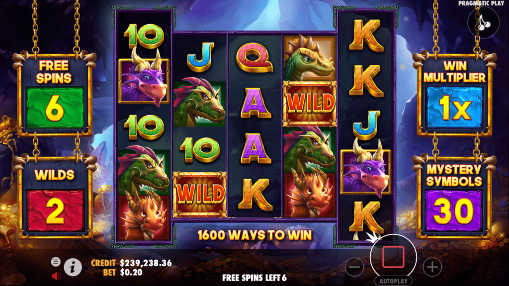 Drago Jewels of Fortune Slot Game Wild Bonus