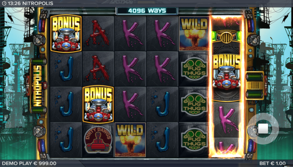 Nitropolis Slot Bonus Symbol