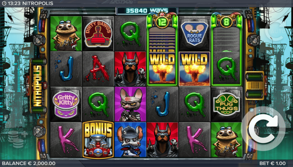 Nitropolis Slot Wild Symbol