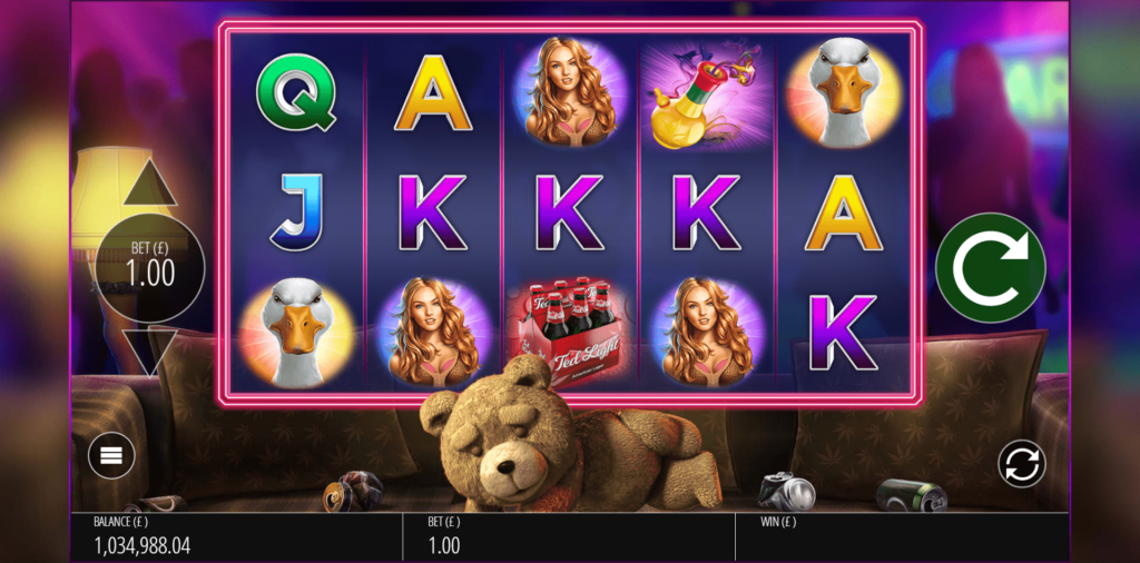 Ted Slot Game Screen